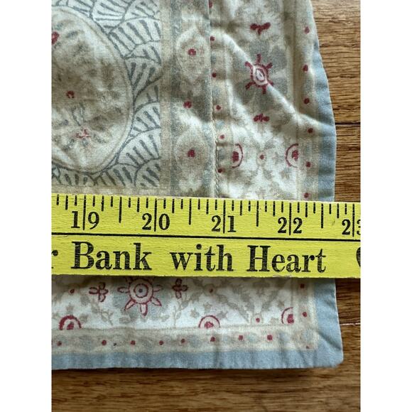 Ralph Lauren HALF MOON BAY PHOEBE Standard Size Sham Case blue ivory pink - Picture 8 of 9